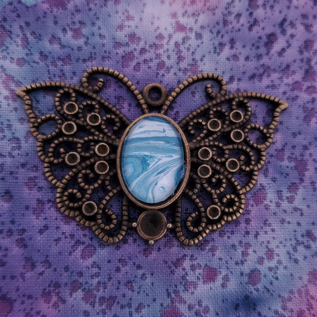 Handmade Butterfly Pendant Necklace 16$